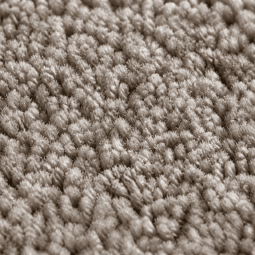 Close-up van tapijtpool in warme neutrale tint